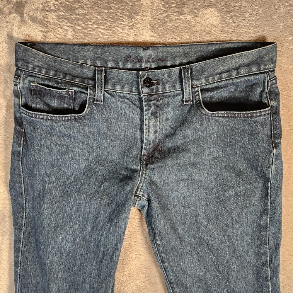 Ralph Lauren Jeans Women's 34X35 (Tag 30) Blue Flared Black Label 867 - Picture 5 of 16